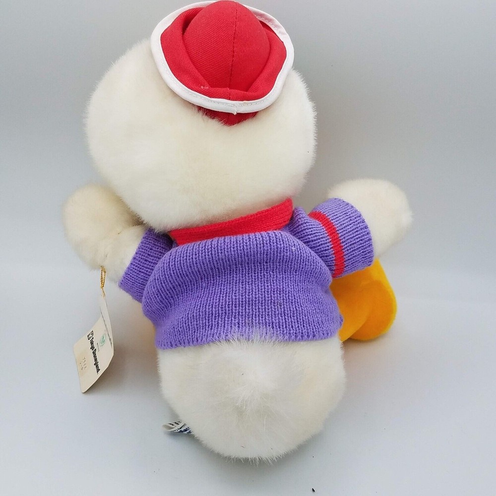 Donald Duck Tokyo Disneyland Plush Purple Red Sweater With Tags - Picture 5 of 12